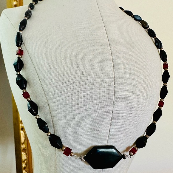 Vintage Semiprecious stone Necklace - Picture 16 of 16